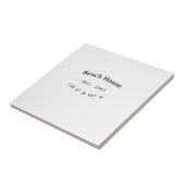 Strandhuisjes. Datum jaar aangepaste coördinaten t Tegeltje (Zijkant)