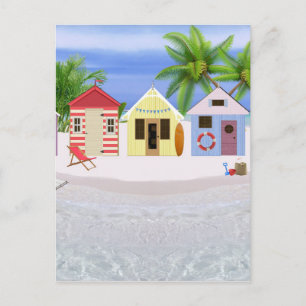 STRANDHUTTEN BRIEFKAART