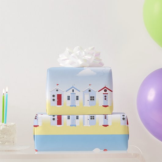 Strandhutten Wrapping Paper Cadeaupapier