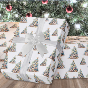 Strandkerstboom Cadeaupapier