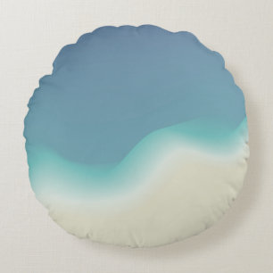 Strandkleur Blend Rond Sierkussen Kussen