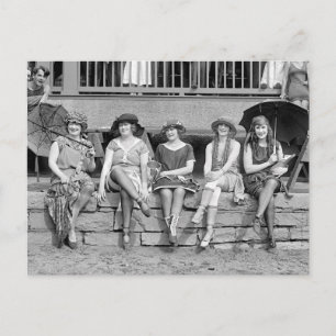 Strandkostuumwedstrijd, 1921 briefkaart