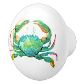 Strandkrab ladeknoppen keramische knop (Rechts)