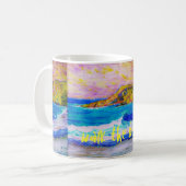 strandkunst koffiemok (Voorkant links)