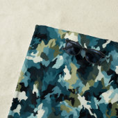Strandlaken—Camo Print Strandlaken (In situ)