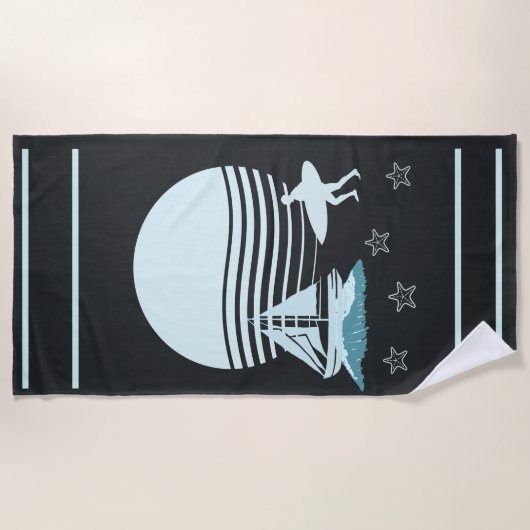 Strandlaken met zeehond Boat Beach landschap (Voorkant)