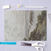  strandlandschap tissuepapier (Craft)