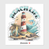 Strandleven Sticker (Vel)