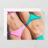 strandlichaam briefkaart (Voorkant / Achterkant)