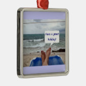 STRANDLIEFHEBBER'S KERSTVERSIERING METALEN ORNAMENT (Rechts)