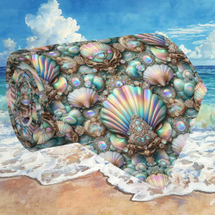 Strandliefhebbersstrik Opal Diamant Zeeschelpenp Stropdas