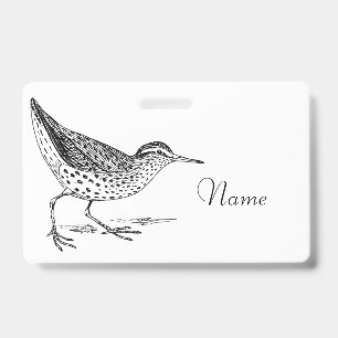 Strandloper Kustvogel Thunder_Cove  Badge