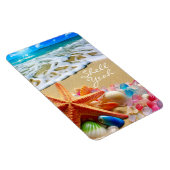 Strandmagneet met schelpen en Zee Magneet (Rechterzijde)