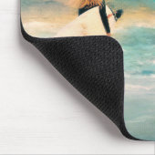 Strandmeisjes Beachgolven Muismat (Hoek)