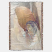 Strandminimalistisch Beige Seashell Deken (Voorkant Verticaal)