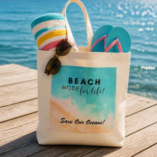 Strandmodus voor het leven   Red onze oceanen! Boo Tote Bag
