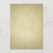 Strandpalmen en lichten trouwinformatie Gast Informatiekaartje (Achterkant)