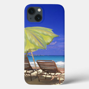 Strandparasol, Abaco, Bahama's iPhone 13 Hoesje