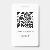 Strandpas Badge (Achterkant)