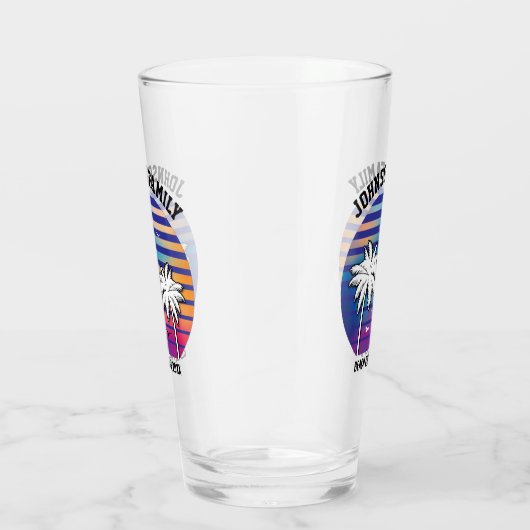 Strandreünie op maat cruise zomer vakantie glas (Rechts)