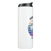 Strandreünie op maat gemaakte cruise zomer vakanti thermosbeker (Gedraaid links)