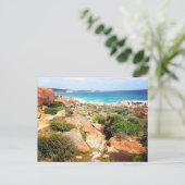 strandrotsen briefkaart (Staand voorkant)