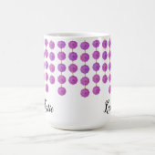 Strands en cristal rose Mug personnalisé (Centre)