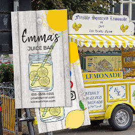 strandsap café liemonade lemon sunny sun visitekaartje