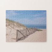  strandscène op Race Point op Kaap Cod Legpuzzel (Horizontaal)
