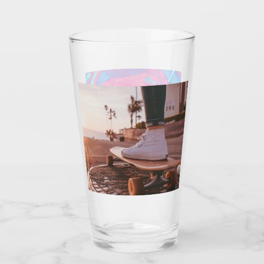 strandschaatsen glas (Voorkant)