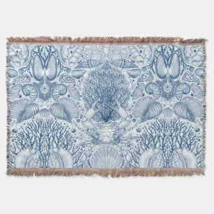 Strandschatten in blauw deken