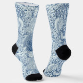 Strandschatten in blauw sokken (Gebogen)