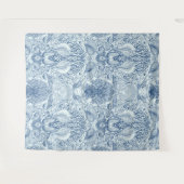 Strandschatten in blauw wandkleed (Voorkant (horizontaal))