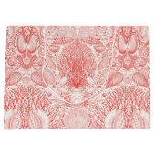 Strandschatten in koraalrood groot cadeauzakje (Voorkant)