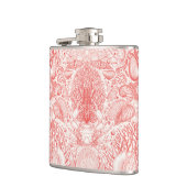 Strandschatten in koraalrood heupfles (Links)