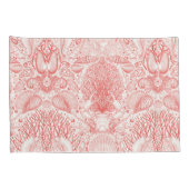 Strandschatten in koraalrood kussensloop (Achterkant-Rechts)