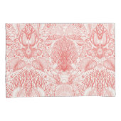 Strandschatten in koraalrood kussensloop (Voorkant-Rechts)