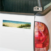 strandschilderwerk voor zandduinen bumpersticker (Op Truck)