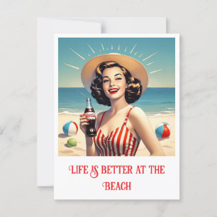 " STRANDSCHOONHEID " BRIEFKAART