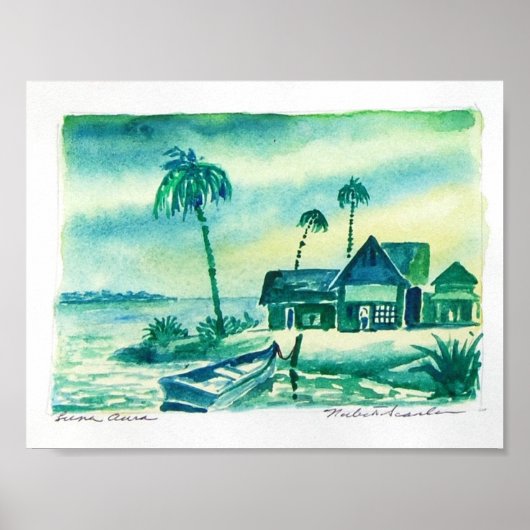 strandshacks poster (Voorkant)