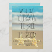 strandspreidingsuitnodiging kaart (Voorkant / Achterkant)