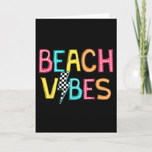 Strandstemming Hallo Zomer Vakantie Meisje Vrouwen Kaart
