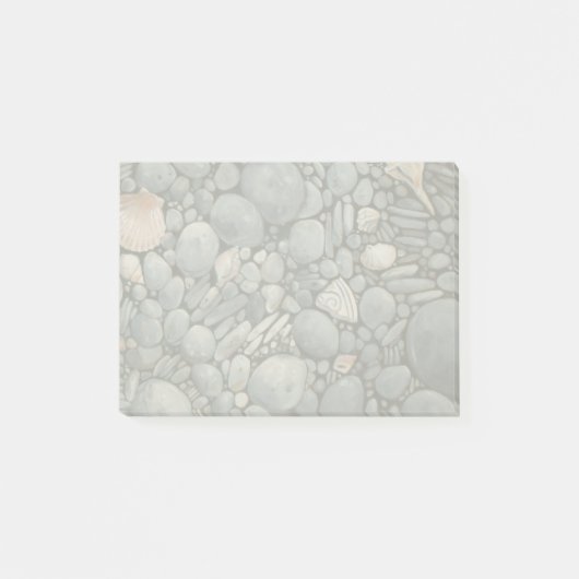 Strandstenen schelpen steentjes rotsen schilderen post-it® notes (Voorkant)