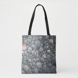 Strandstenen schelpen steentjes rotsen schilderen  tote bag