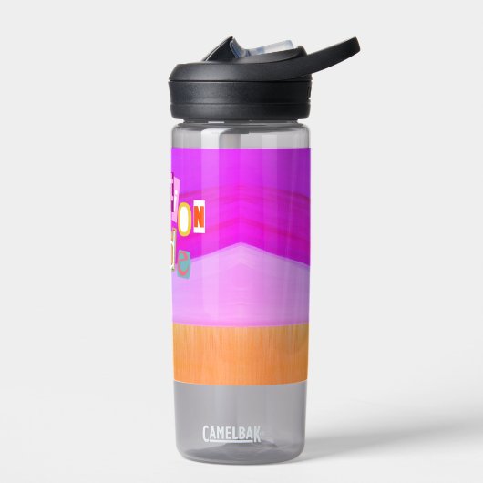 Strandstijl Retro Vakantie Modus Waterfles (Links)
