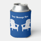 Strandstoel Bierkoeler - Retro Relaxatie Koozie (Blikje Voorkant)