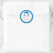 Strandstoel Bruiloft Sticker (Tas)