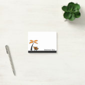 Strandstoel en Palm Tree pensioenideeën Post-it® Notes (Kantoor)