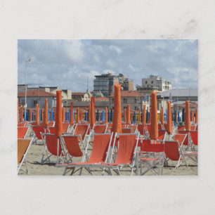 Strandstoelen Briefkaart