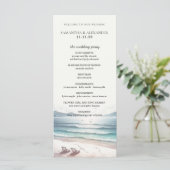 Strandstoelen Ceremonie Programma (Staand voorkant)